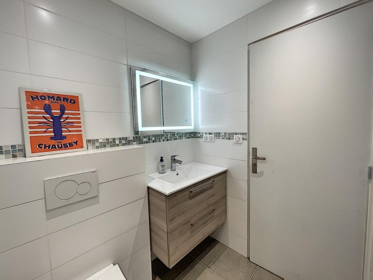 Charmant T2 En Front De Mer, 4 Pers., Ascenseur, Garage, Wi-Fi - Fr-1-361-383 Гранвил Екстериор снимка