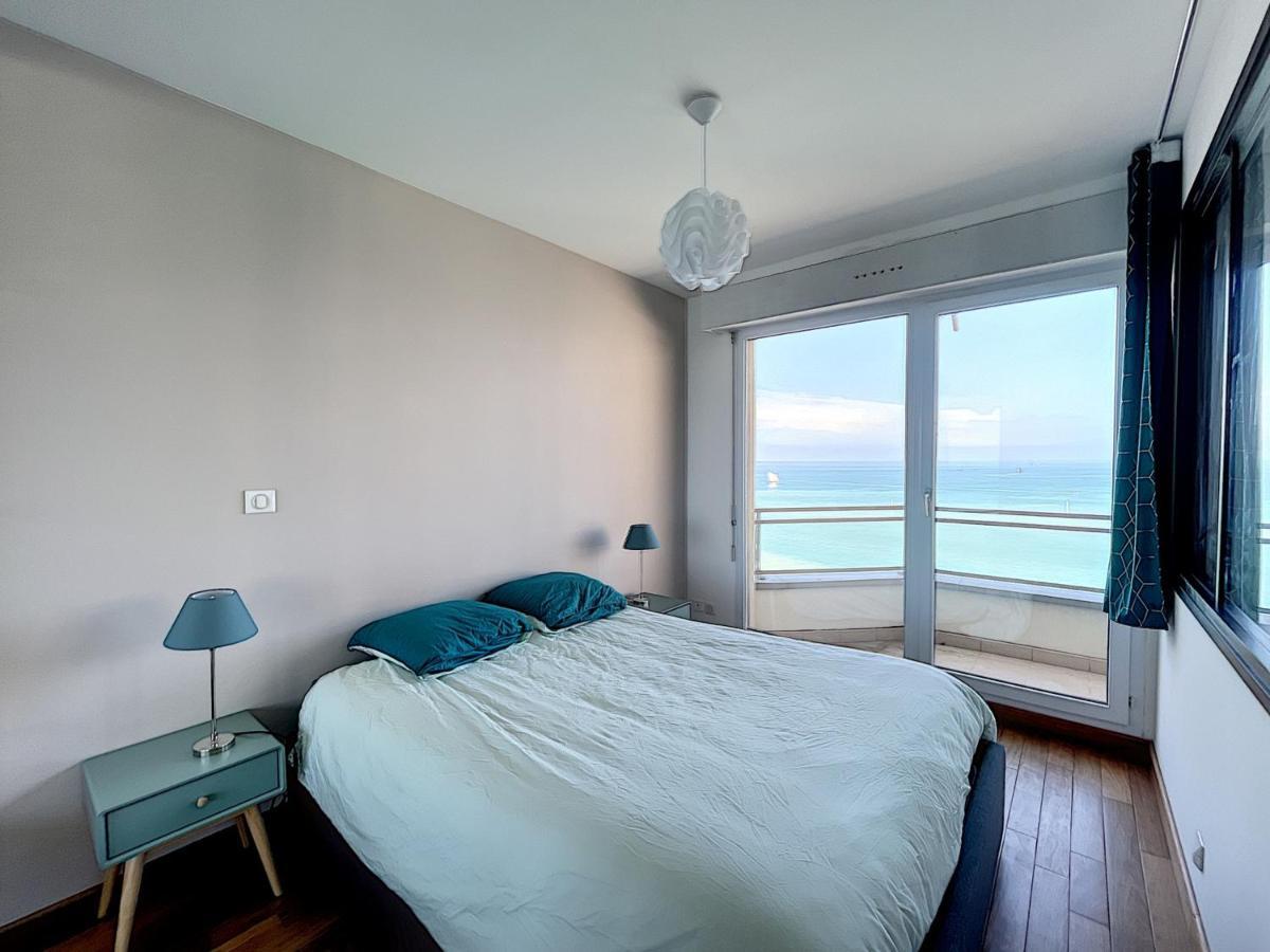 Charmant T2 En Front De Mer, 4 Pers., Ascenseur, Garage, Wi-Fi - Fr-1-361-383 Гранвил Екстериор снимка
