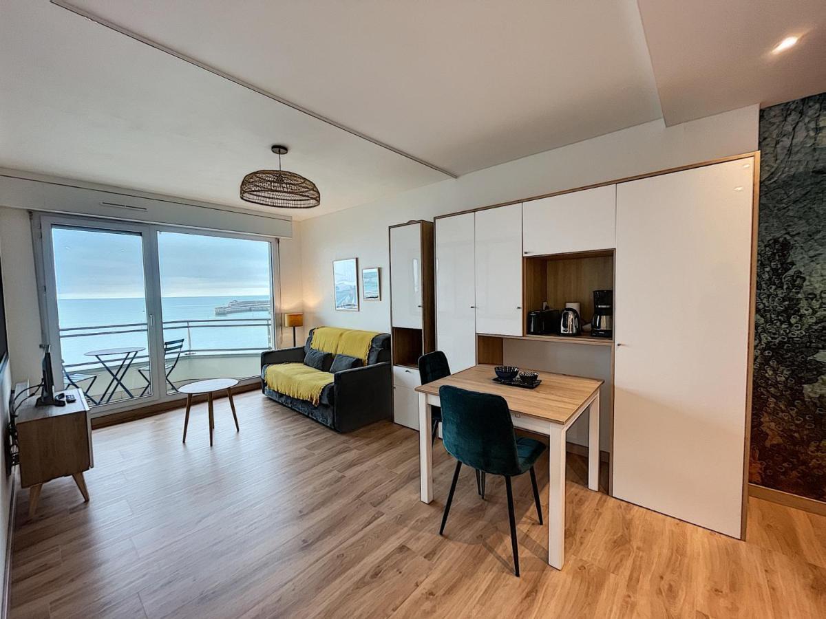 Charmant T2 En Front De Mer, 4 Pers., Ascenseur, Garage, Wi-Fi - Fr-1-361-383 Гранвил Екстериор снимка